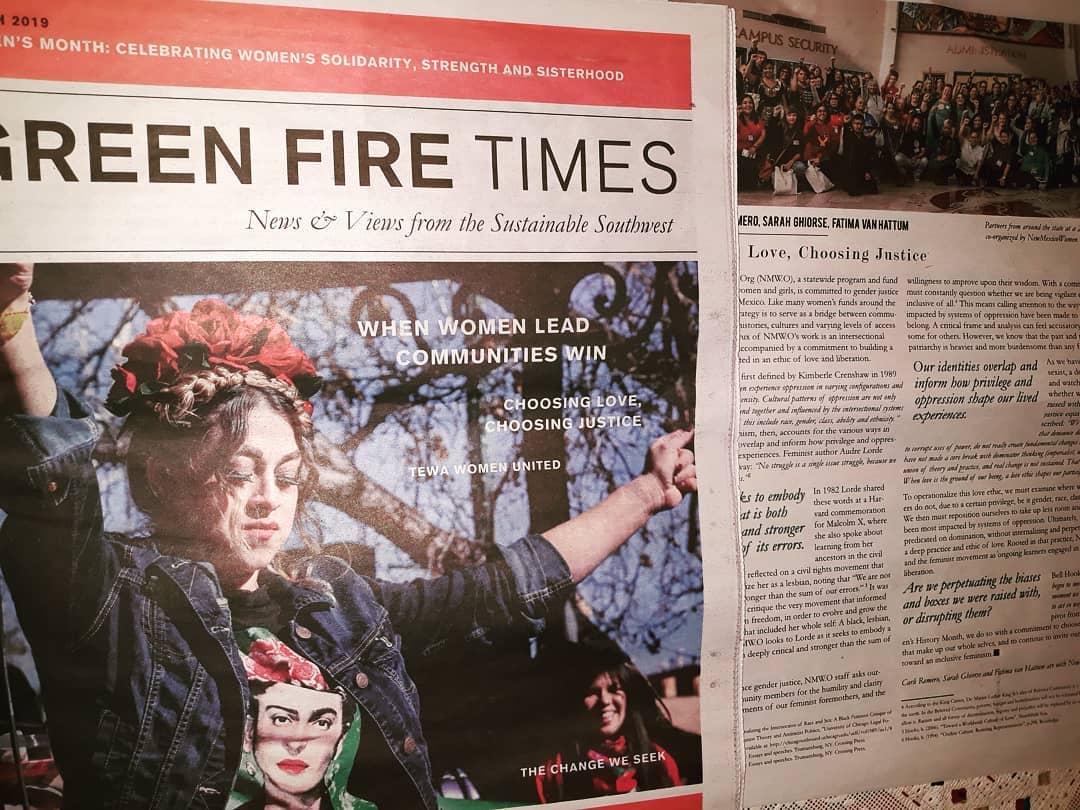 Choosing Love, Choosing Justice: NMW.O and Community Partners In The Green Fire Times