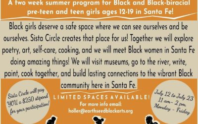 Sista Circle Summer Program for Black and Biracial Teenage Girls!