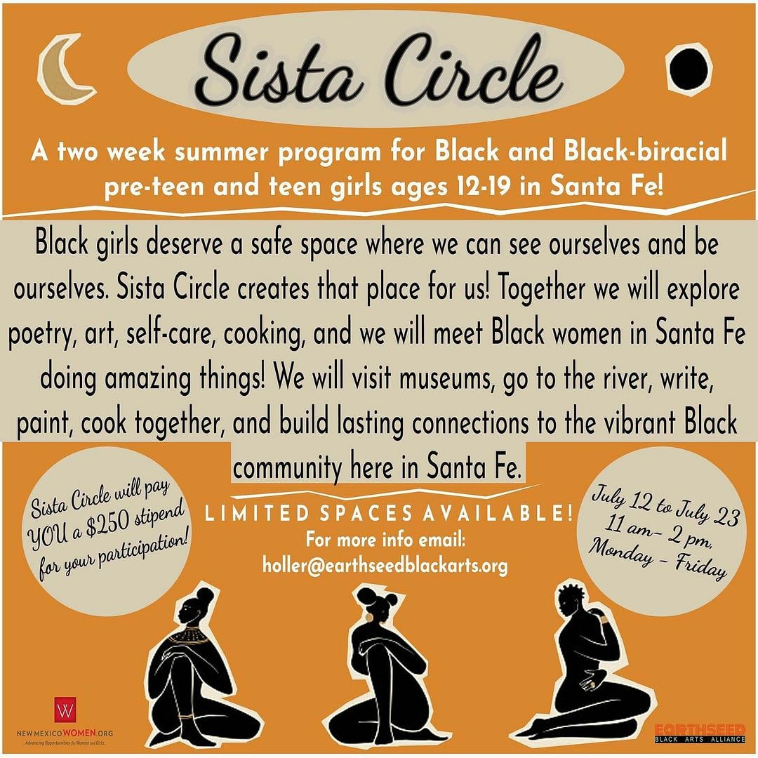 Sista Circle Summer Program for Black and Biracial Teenage Girls!