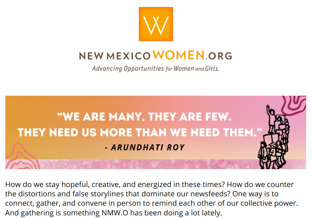 ‘We are many, they are few.’ The power of gathering.