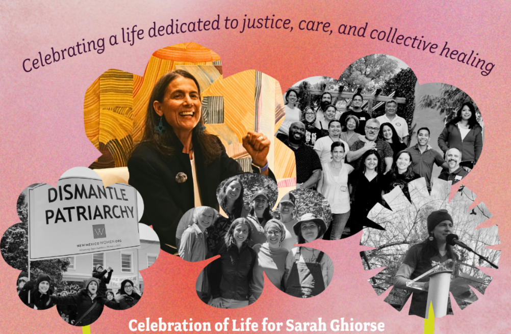 Join us in Celebrating Sarah Ghiorse’s Life